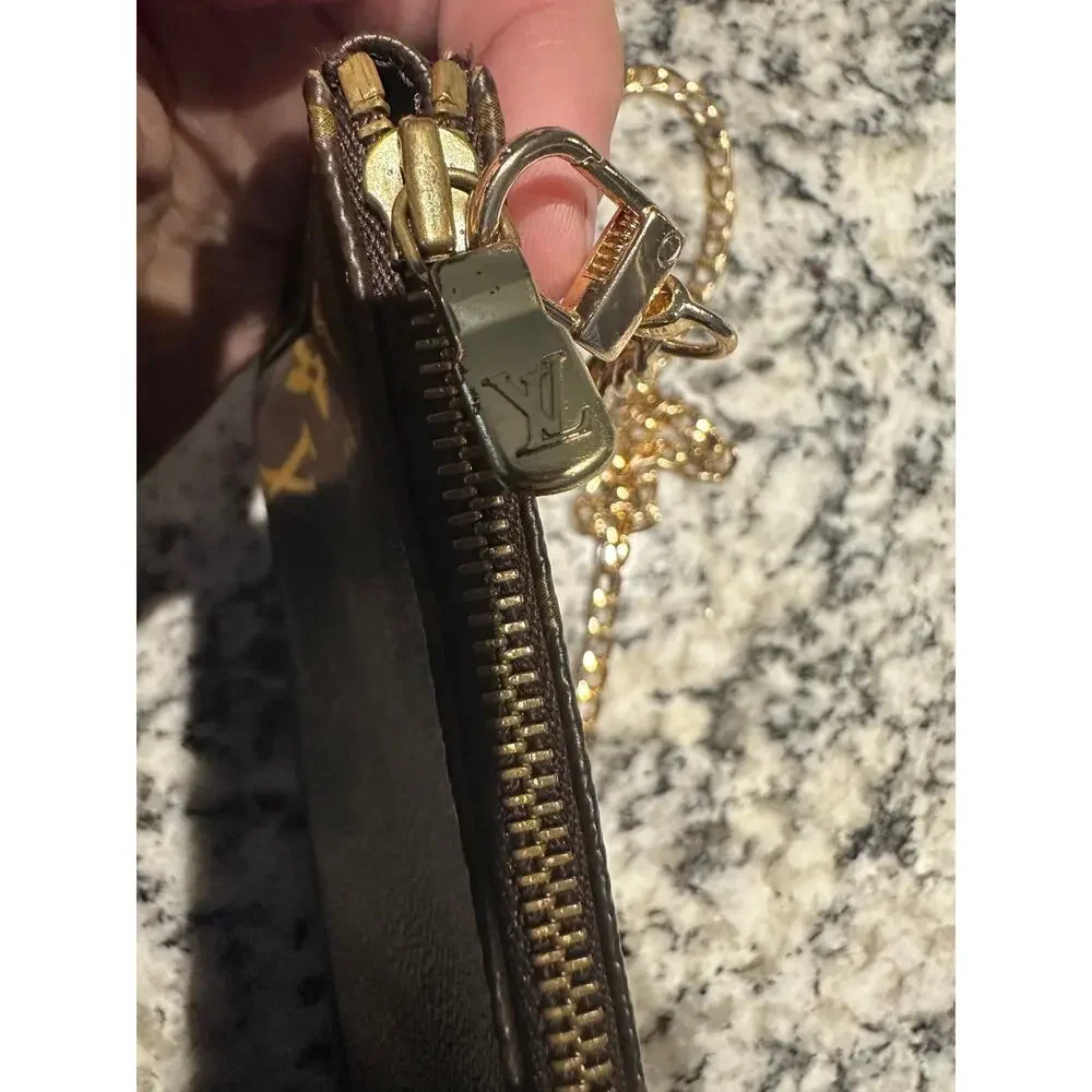 Louis Vuitton Pochette with Chain VGUC COA